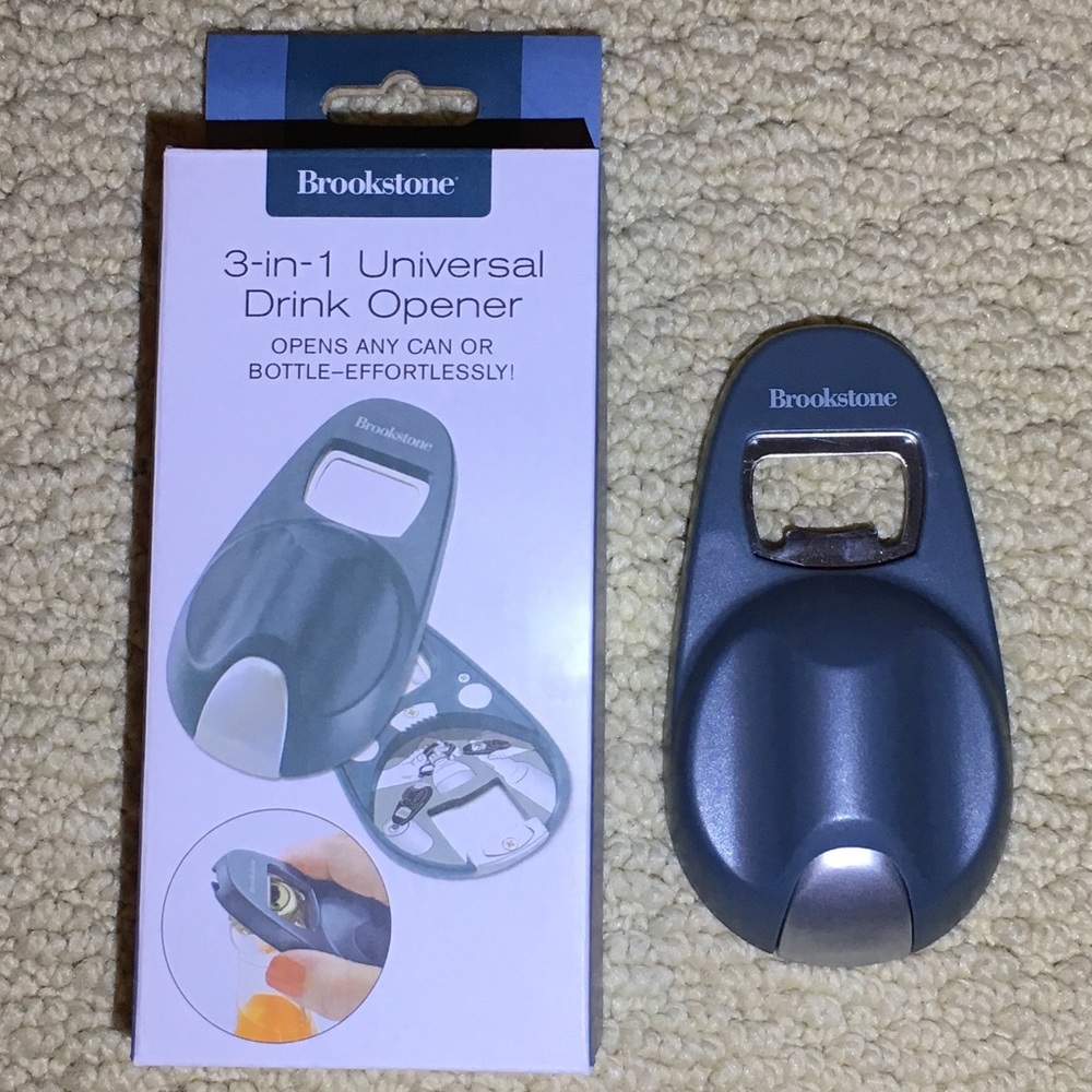Brookstone Universal Drink Opener
